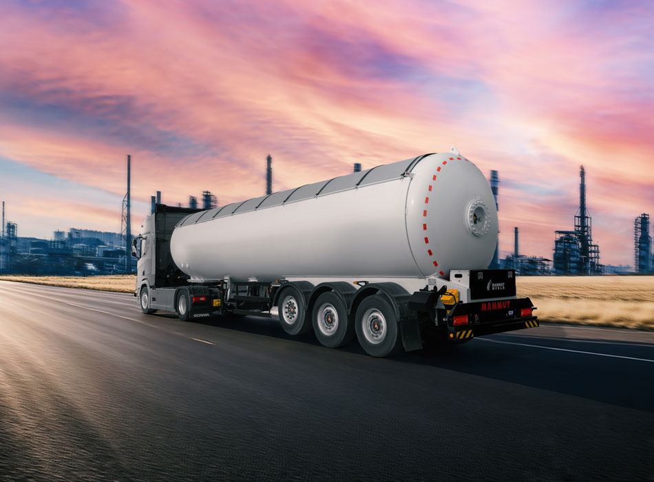 تریلی LPG شرکت ماموت