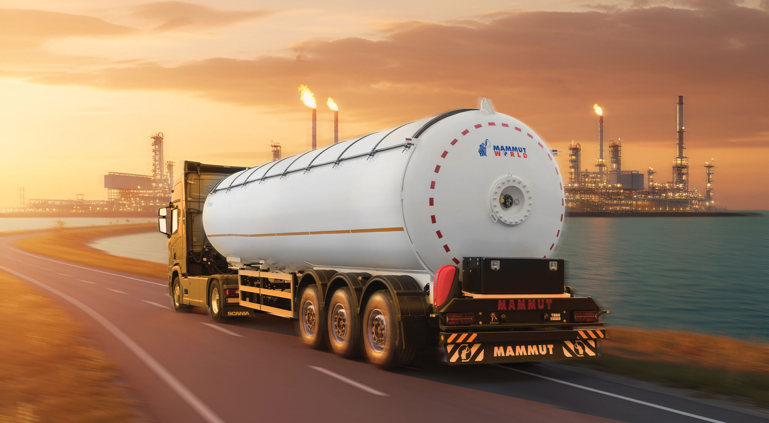 تریلی ال پی جی دنیای ماموت